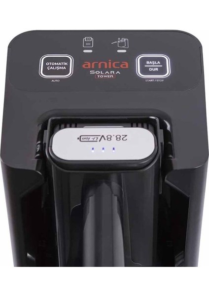 ET13490 Solara Tower Otomatik Toz Boşaltma Istasyonlu Şarjlı Süpürge fırsatları