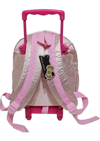 Hello Kitty Çekçekli Anaokulu Çantası modelleri