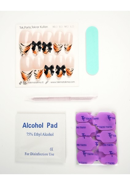 10'lu Ten Uzun Badem UBD1556 Tekrar Kullanılabilir El Yapımı Protez Takma Tırnak Ten Rengi-M fırsatları