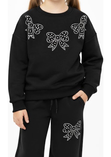 Kız Çocuk Taş Fiyonk Baskılı-2 Iplik-Alt-Üst Takım-5-12 Yaş 12436 fiyatları