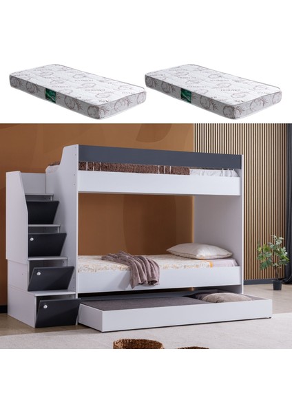 Ranza, Martin Yavrulu Ranza - Antrasit 2 Adet Comfort Yatak