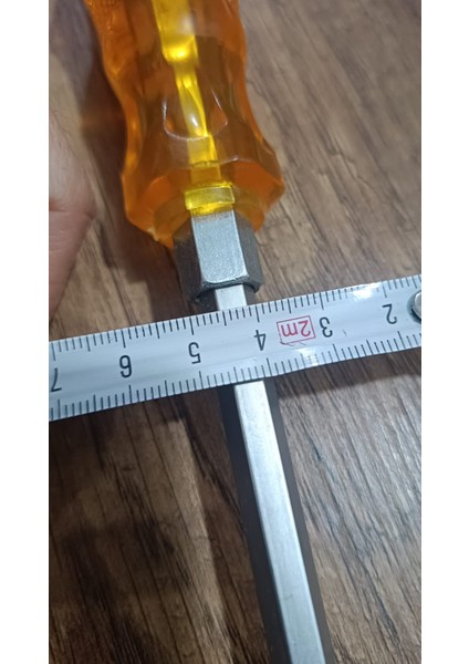 40 cm Düz Tornavida Darbeli ve Mıknatıslı , Büyük Boy Düz Tornavida