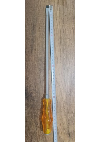 40 cm Düz Tornavida Darbeli ve Mıknatıslı , Büyük Boy Düz Tornavida