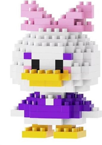 Daisy Duck Disney 3D Yapboz Figürü (104 Parça) | Nano Blok Mini Bricks Seti Koleksiyon