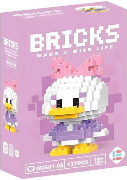 Daisy Duck Disney 3D Yapboz Figürü (104 Parça) | Nano Blok Mini Bricks Seti Koleksiyon fiyatları