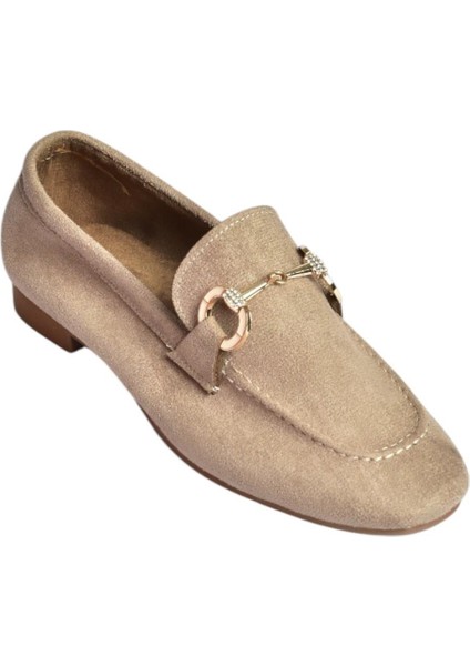 V250017002 Vizon Süet Günlük Kadın Ayakkabı