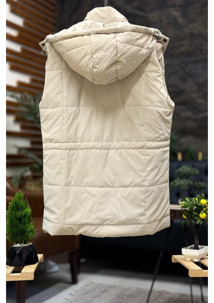 Kolsuz Kapşonlu Uzun Ithal Yelek fiyatları