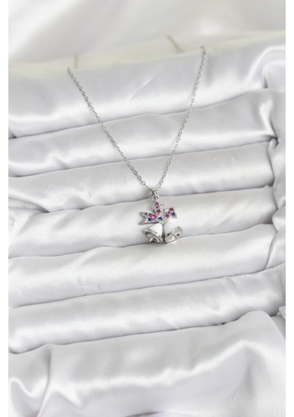 Bfs 316L Çelik Zincir Gümüş Renk Chirtsmas Bell Model Yılbaşı Temalı Kadın Kolye fiyatları