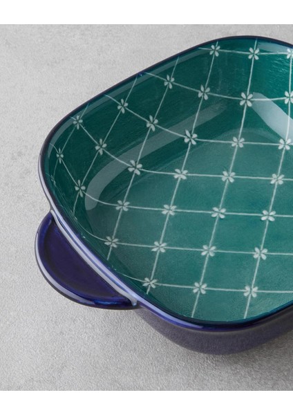 Plantopia Porselen Kayık Tabak Lacivert-Yeşil 18X14 cm (17.11.2025) modelleri