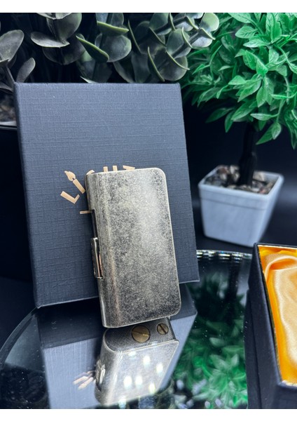 Koleksiyonluk Fransız Reprodüksiyon Çakmak - 1930'LAR Vintage Stil - Benzinli, Doldurulabilir fiyatları