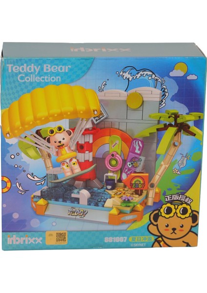 P881007 Panlos Uçurtma Sörfçüsü Teddy 204 Parça Block Oyuncak