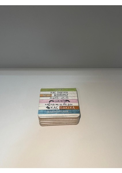 Dekoratif Bardak Altlığı 6'lı Hayat Kaç Dakika