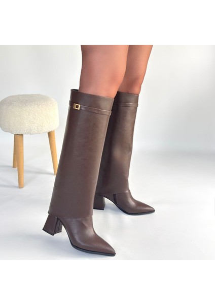 Jike Kahverengi Cilt Tak Çıkar Çizme - Lisinya fırsatları