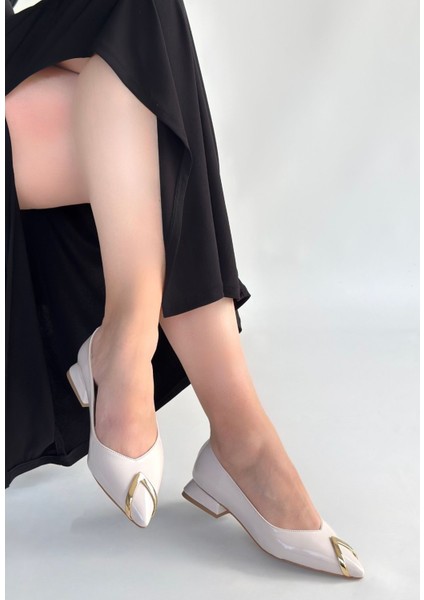 Goes Bej Rugan Babet Ayakkabı - Lisinya modelleri