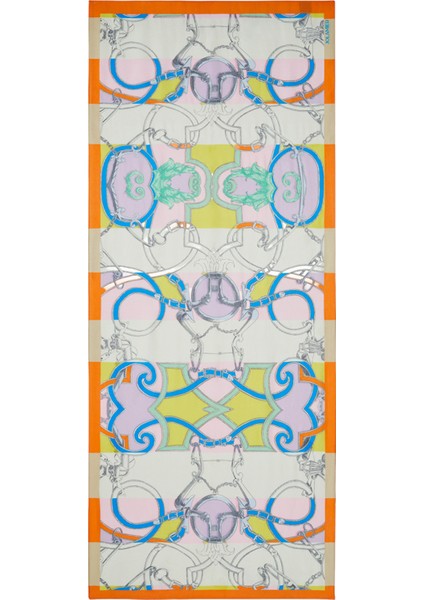 Desenli Modal Şal Hamhara Turuncu indirimleri