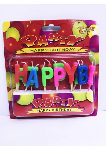 Renkli Happy Birthday Mum