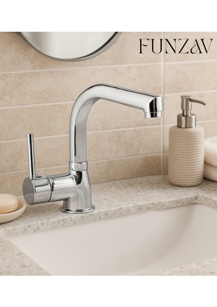 Lahza Krom Silver Set Mutfak Evye Banyo Lavabo Bataryası Duş Robotu Modern Şık Tasarım Set modelleri