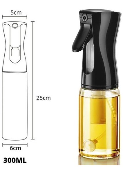 Çok Amaçlı Cam Şişe Püskürtmeli Dağıtıcı Yağdanlık Limonluk Sirke Sosluk Spreyi (5361) fırsatları