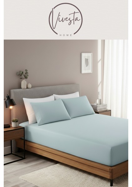 Tek Kişilik Lastikli Çarşaf Seti 100×200 + 50×70 Yastık Kılıfı – Yumuşak, Nefes Alan, Dayanıklı Kumaş fiyatları
