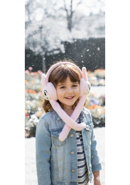 Çocuk Peluş Figürlü Oynar Kulaklı Sesli Kışlık Kulaklık modelleri