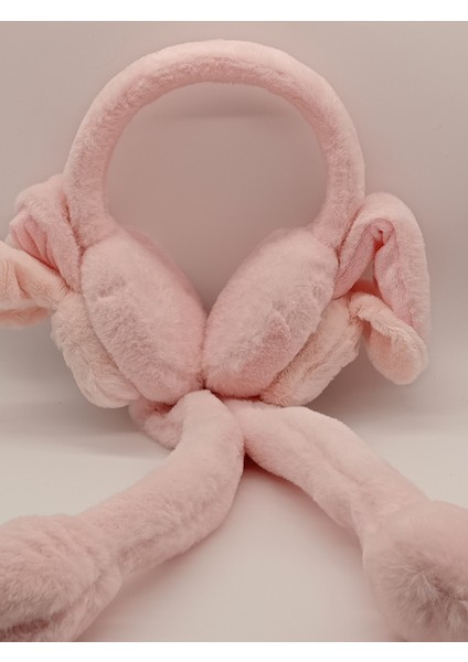 Çocuk Peluş Figürlü Oynar Kulaklı Sesli Kışlık Kulaklık indirimleri