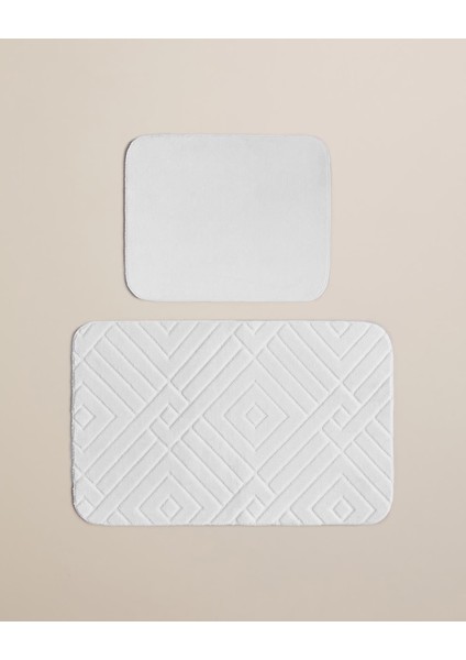 Twillow Banyo Paspası Seti Açık Gri 60X80 cm + 40X60 cm (17.11.2025)