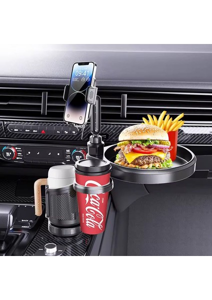 720 Döner Telefon Dagi 4 In 1 Araba Için Çok Islevli Fincan Telefon Tutucu C274 fiyatları