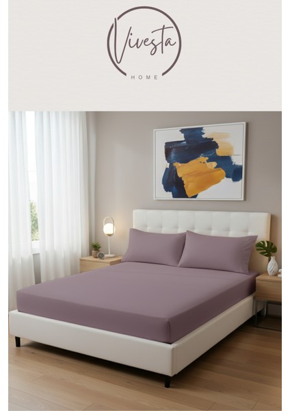 Tek Kişilik Lastikli Çarşaf Seti 100×200 + 50×70 Yastık Kılıfı – Yumuşak, Nefes Alan, Dayanıklı Kumaş