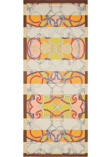 Desenli Modal Şal Hamhara Kahve indirimleri