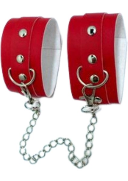 Dodes Fantezi Deri Seksi Kırmızı Kedi Maske Kelepçe Kırbaç Seti ( 3'lü Set) TG275367 fırsatları