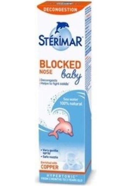 Asfstore Sterimar Baby Burun Spreyi Blocked Nose Hipertonik Sprey 50 ml