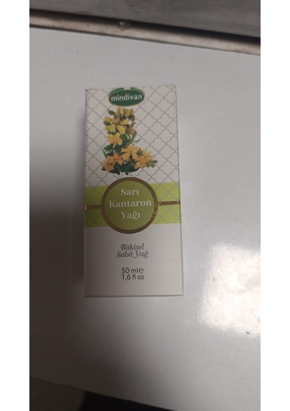 Mindivan Soğuk Sıkım Sarı Kantaron Yağı 50ML