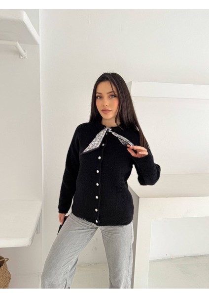 Fularlı Yumoş Triko Hırka fiyatları