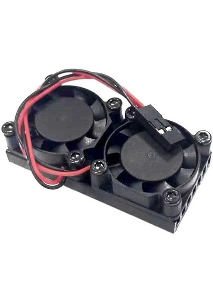 Çift Fanlı Soğutucu (Raspberry Pi 3b+/4b Uyumlu)