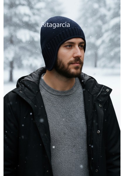 Unisex Polar Astarlı Kulaklı Bere - Rüzgar Geçirmeyen Termal Kış Beresi fırsatları