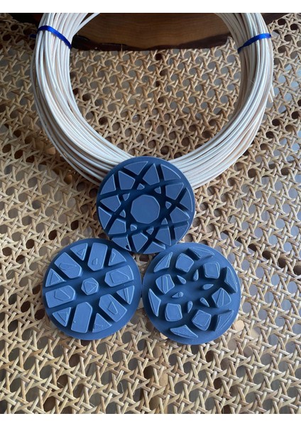 Rattan Core Doğal Bambu Çubuk 2 mm 100 gr ve 3 Adet 8 cm Küçük Boy, Rattan Örme Kalıbı 2 Si Birlikte modelleri