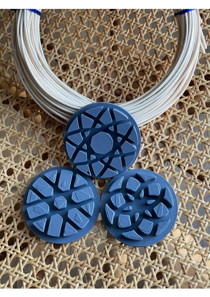 Rattan Core Doğal Bambu Çubuk 2 mm 100 gr ve 3 Adet 8 cm Küçük Boy, Rattan Örme Kalıbı 2 Si Birlikte fırsatları