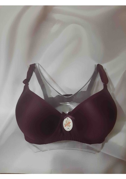 Mor Renginde Desteksiz Balenli Rahat Sütyen Pamuk Polyester Elastan Içerir modelleri