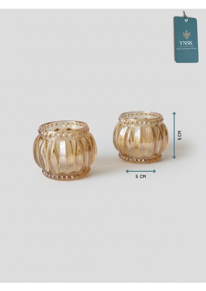 Majestic | 2 'li Mumluk ve Tealight Mum Tutucu