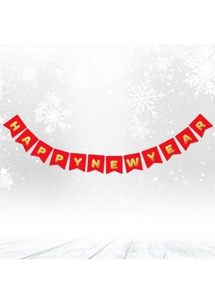 Yılbaşı Happy New Year Gold Yazı Süsü fırsatları