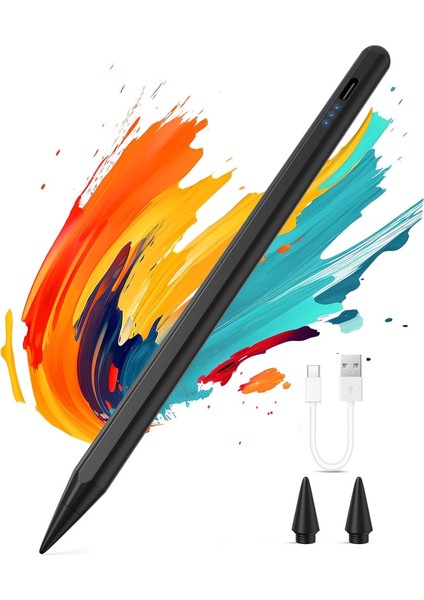 iPad A16 Air 6/7/8/9/10/11/12. Nesil Avuç Içi Red Palm Rejection Tablet Kalemi Stylus Yazı Çizim Pen