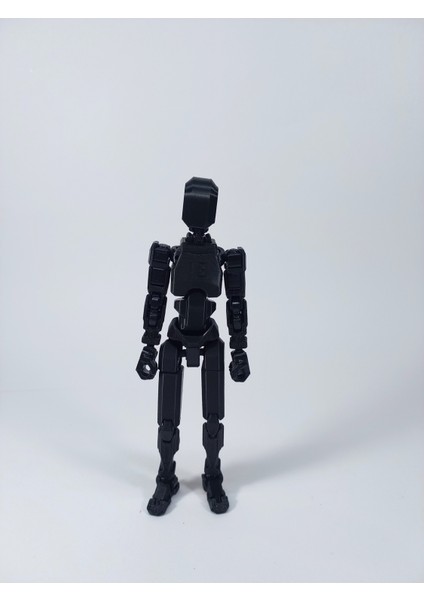 Dummy Oynar Eklemli 15 cm Aksiyon Oyuncağı Siyah 3 Çift El & Aksesuar