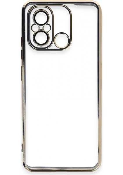 Xiaomi Redmi 12C Kılıf Lensli Silikon - Gold fiyatları