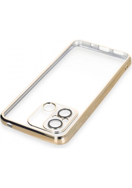 Xiaomi Redmi 12C Kılıf Lensli Silikon - Gold fırsatları