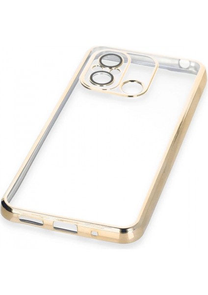 Xiaomi Redmi 12C Kılıf Lensli Silikon - Gold indirimleri