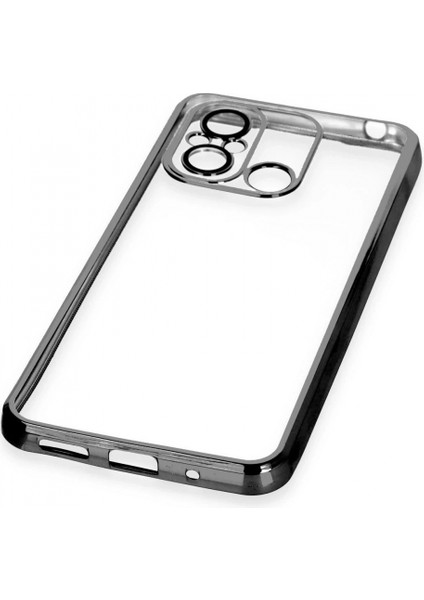 Xiaomi Redmi 12C Kılıf Lensli Silikon - Siyah indirimleri