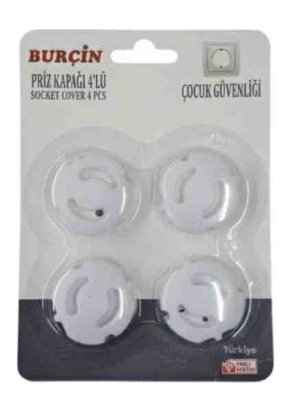 Çocuk Güvenliği Priz Kapama 4 Lü çocuk koruma