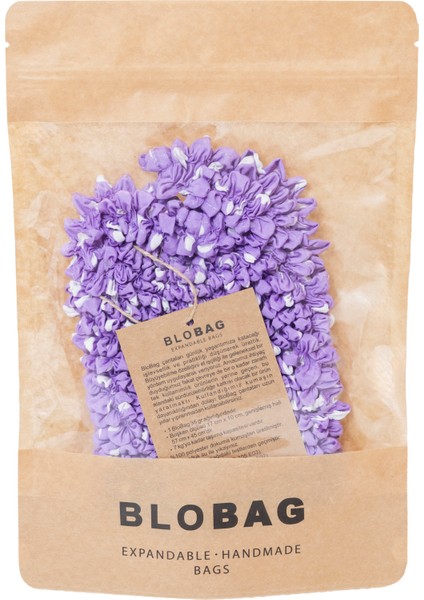 Büyük Boy Genişleyen Puantiyeli Lila Alışveriş Çantası fırsatları