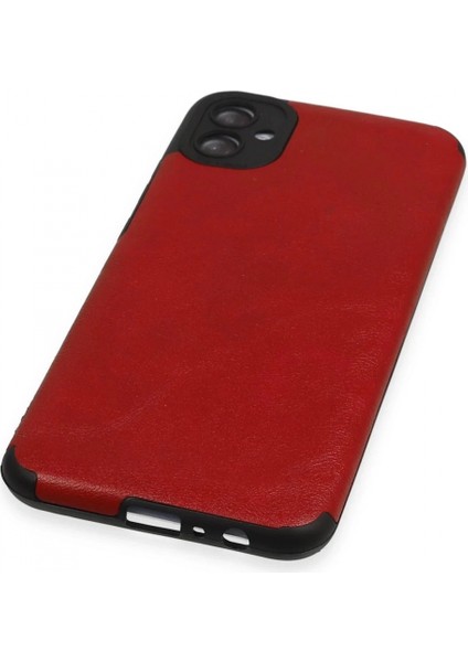 Samsung Galaxy A04E Kılıf Loop Deri Silikon - Kırmızı fırsatları