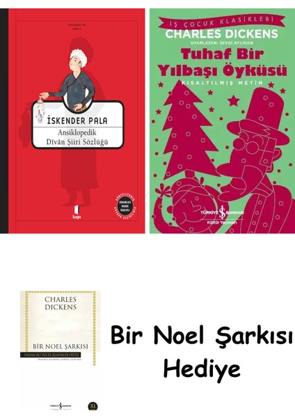Ansikolopedik Divân Şiiri Sözlüğü (Ciltli) + Tuhaf Bir Yılbaşı Öyküsü + Bir Noel Şarkısı